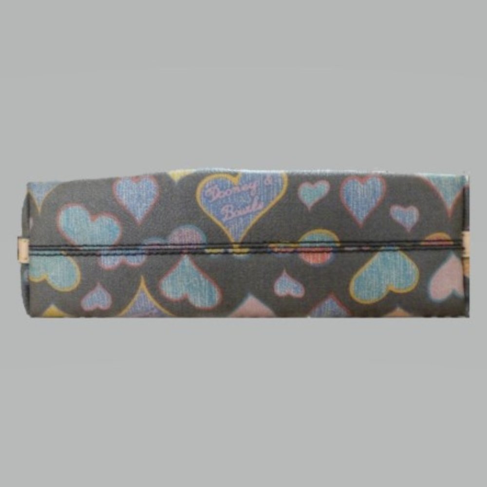 Dooney and Bourke Small Hobo Bag with Multicolored Hearts - Picture 4 of 6